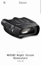 Night Vision And Day Binoculars Infrared Dsoon NV3182 Black 4X Digital Zoom