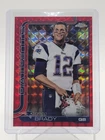 TOM BRADY 2025 TOPPS CHROME RED GEOMETRIC REFRACTOR 1/5 #401 PATRIOTS Q6548