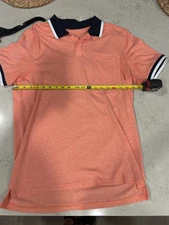 normal brand mens medium polos active golf  casual puremeso-blue and orange