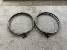 Vintage 1933-1934 Ford Twolite Headlight Trim Rings Coupe Sedan Roadster