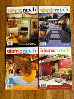 RARE! Atomic Ranch Magazine 2005 Complete Year 4 Issues #5 #6 #7 #8 MCM Design