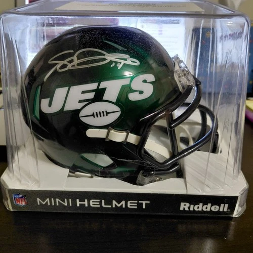 Sam Darnold Signed Mini Helmet New York Jets Authentic Autograph