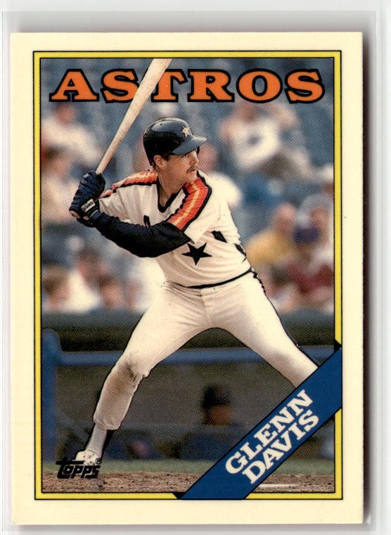 1988 Topps Tiffany - Glenn Davis #430 Astros SP