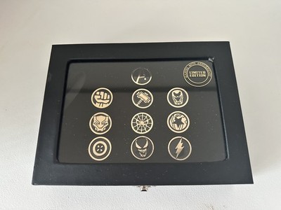 Marvel Limited Edition 80th Anniversary 10 Piece Pin Badge Set in Original Case