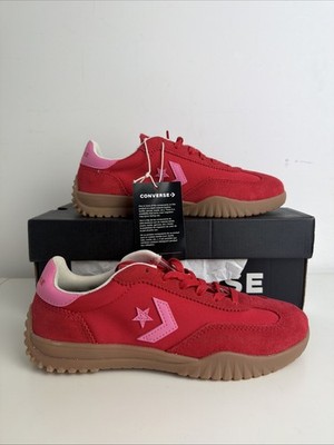 Converse Run Star Sneaker - Rot Pink - UK 3,5 - Brandneu