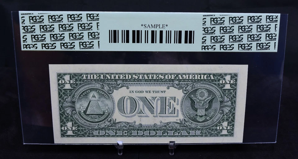 2003a Small Size $1 FRN GEM NEW 65 PPQ (B201) - Image 3 of 4