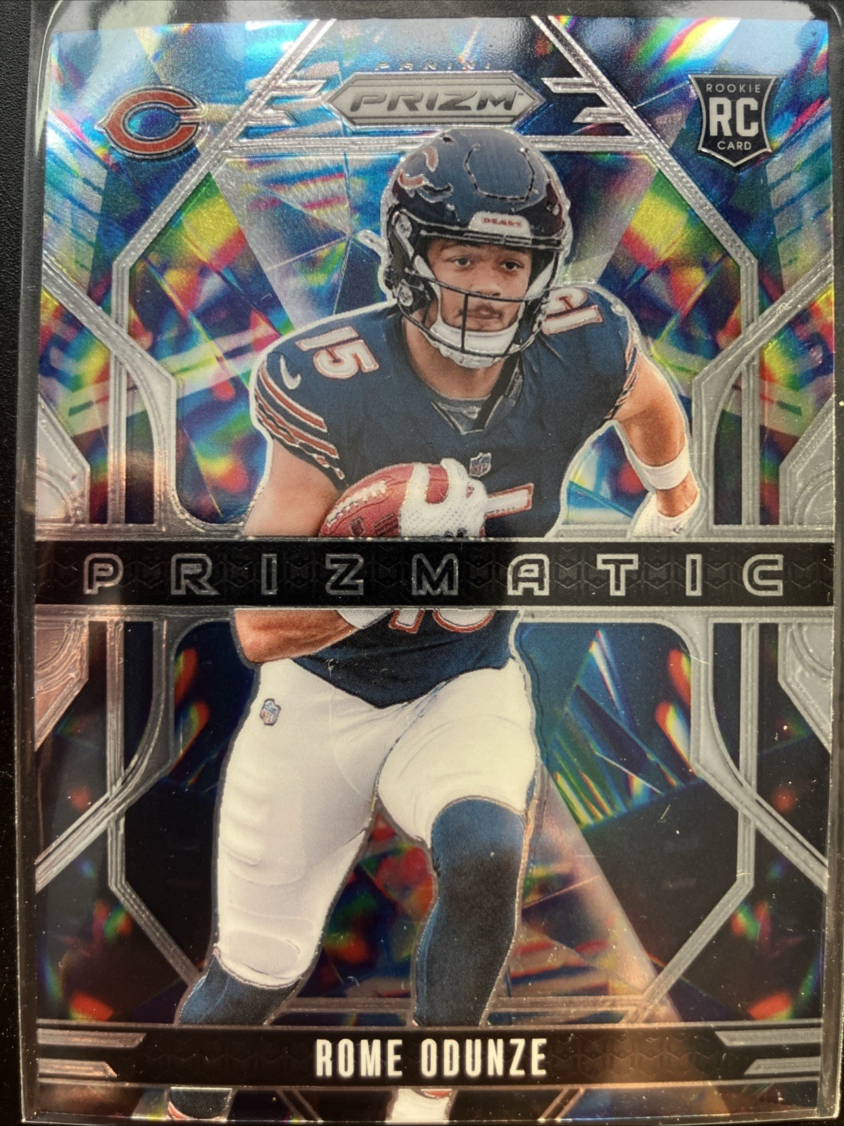 2024 Panini Prizm - Prizmatic Rome Odunze #9 Silver Prizm (RC)