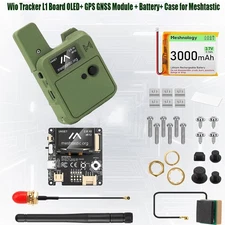 Wio Tracker L1 OLED Bluetooth Board+Case+GPS GNSS+Antenna+Battery for Meshtastic