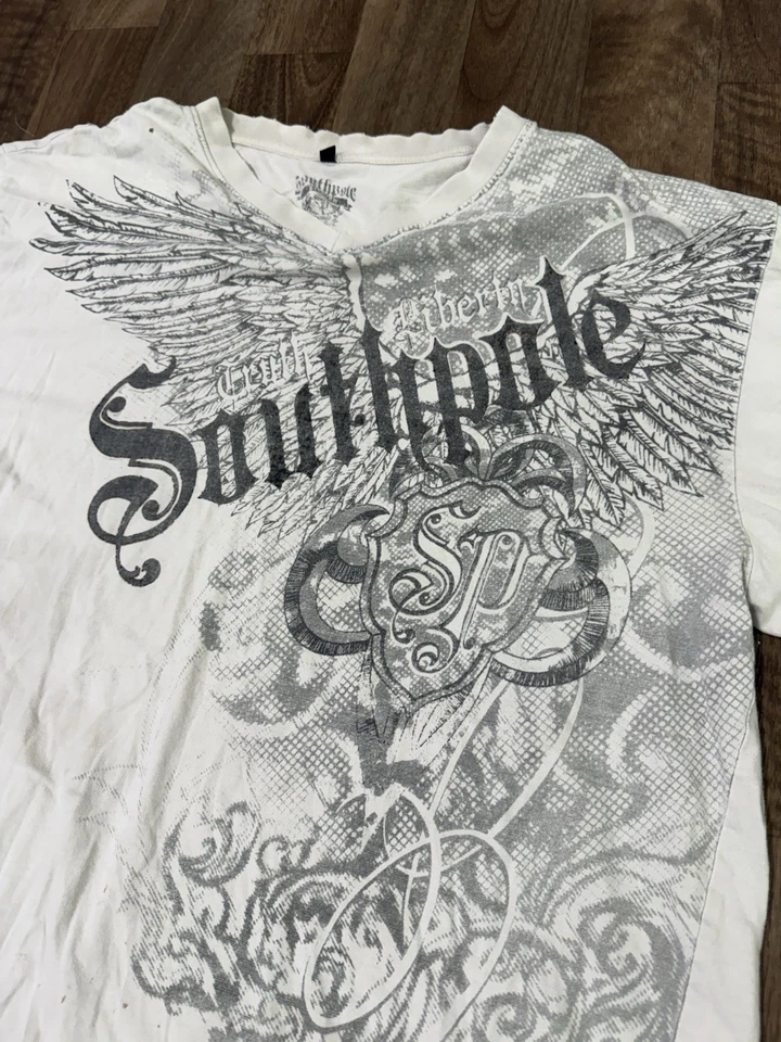 Premium South Pole Vintage Y2K Streetwear Graphic Tee (L) - Image 3 of 4