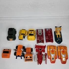 Vtg 1984 G1 Transformer Minibots Bumblebee Wheelie Warpath Powerglide Parts Lot