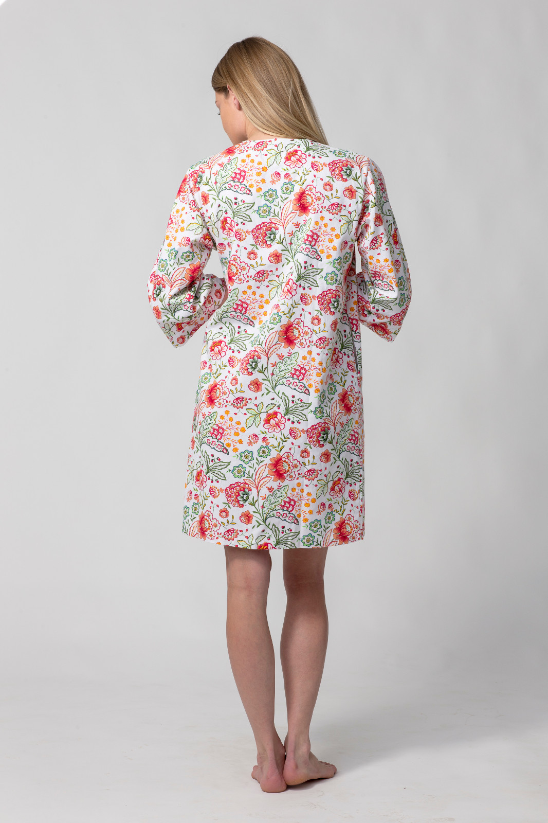 Women's Short Cotton/SPA/Bridesmaid Kimono Robe with Side TiePoetic