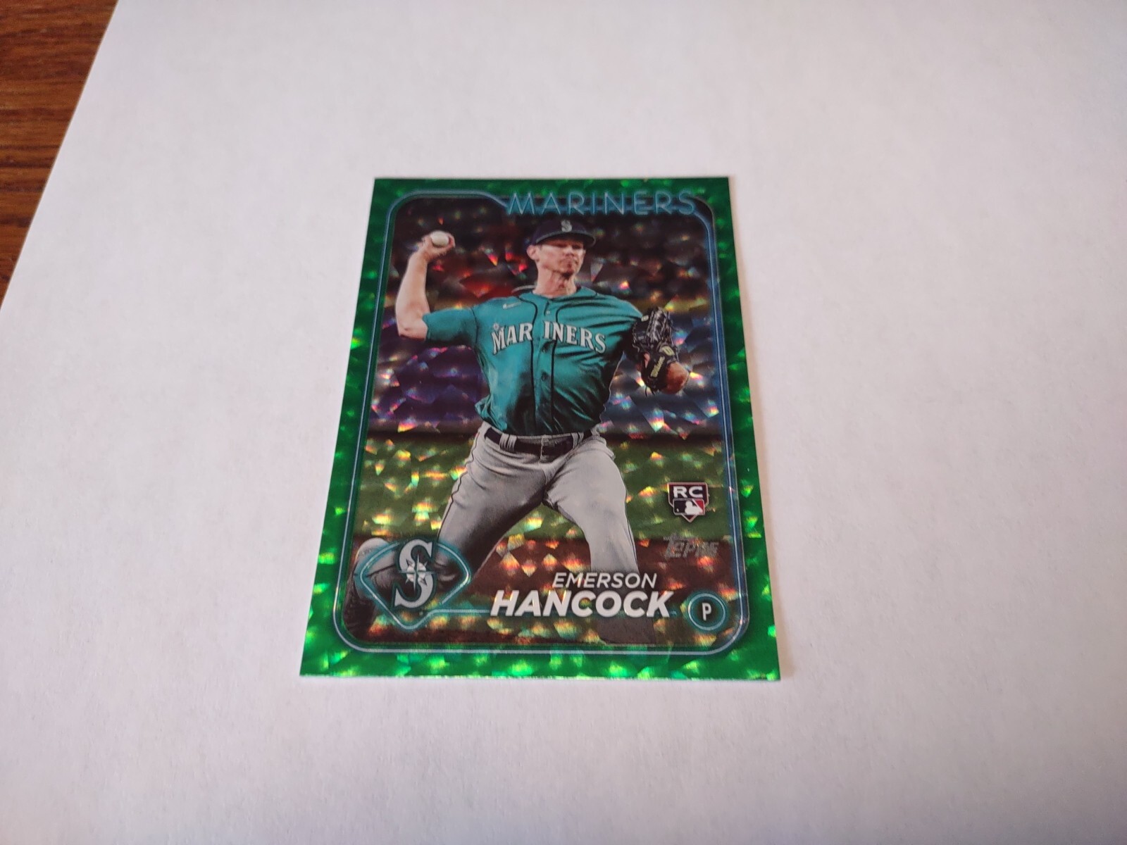 2024 Topps Series 1 - EMERSON HANCOCK -Green Foil /499 - RC Card #39 **C51