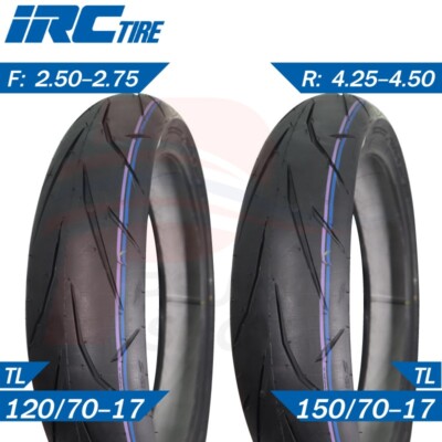 IRC Front&Rear 120/70-17 & 150/70-17 IZS-99 Kawasaki 08-12 EX250