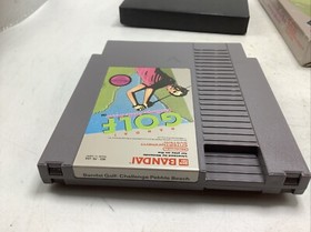 Bandai Golf Challenge Pebble Beach NES Nintendo Cartridge, Box, sleeve Styrofoam