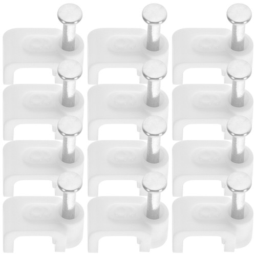 500 Pcs Wire Clamping Buckle Wall Cable Clips Clamps for Electric Wires - Afbeelding 9 van 12