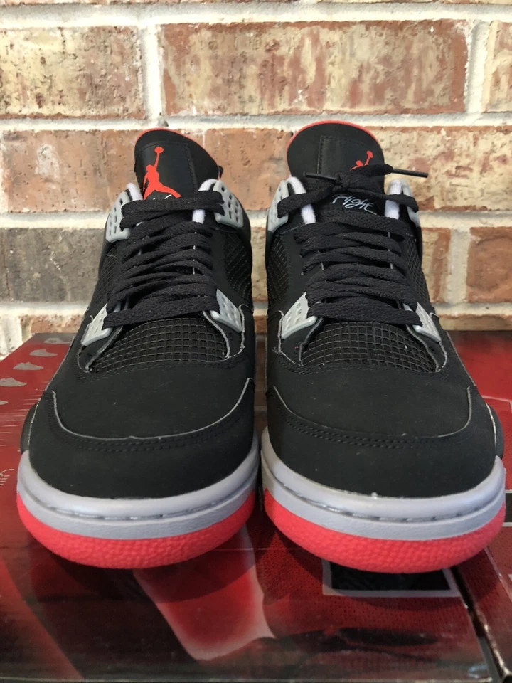 Nuevo 10.5 Nike Air Jordan 4/19 Retro Countdown Pack CDP Collezione Bred OG Bulls Foto 4 de 4