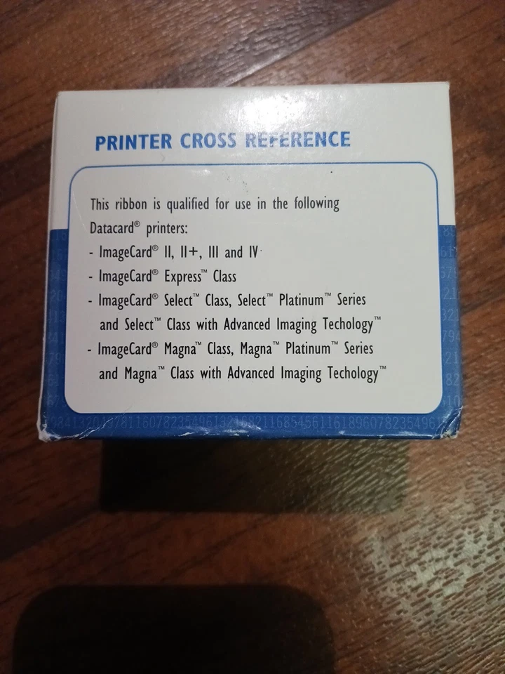 Genuine Datacard Black Ribbon  806124-109 Optimize For Use Data Card Printers - Image 4 of 4