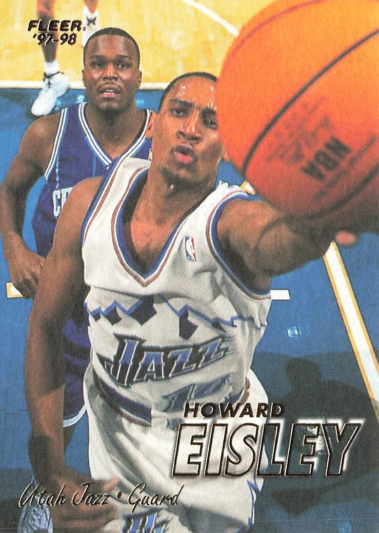 1997 Fleer #288 Howard Eisley Utah Jazz