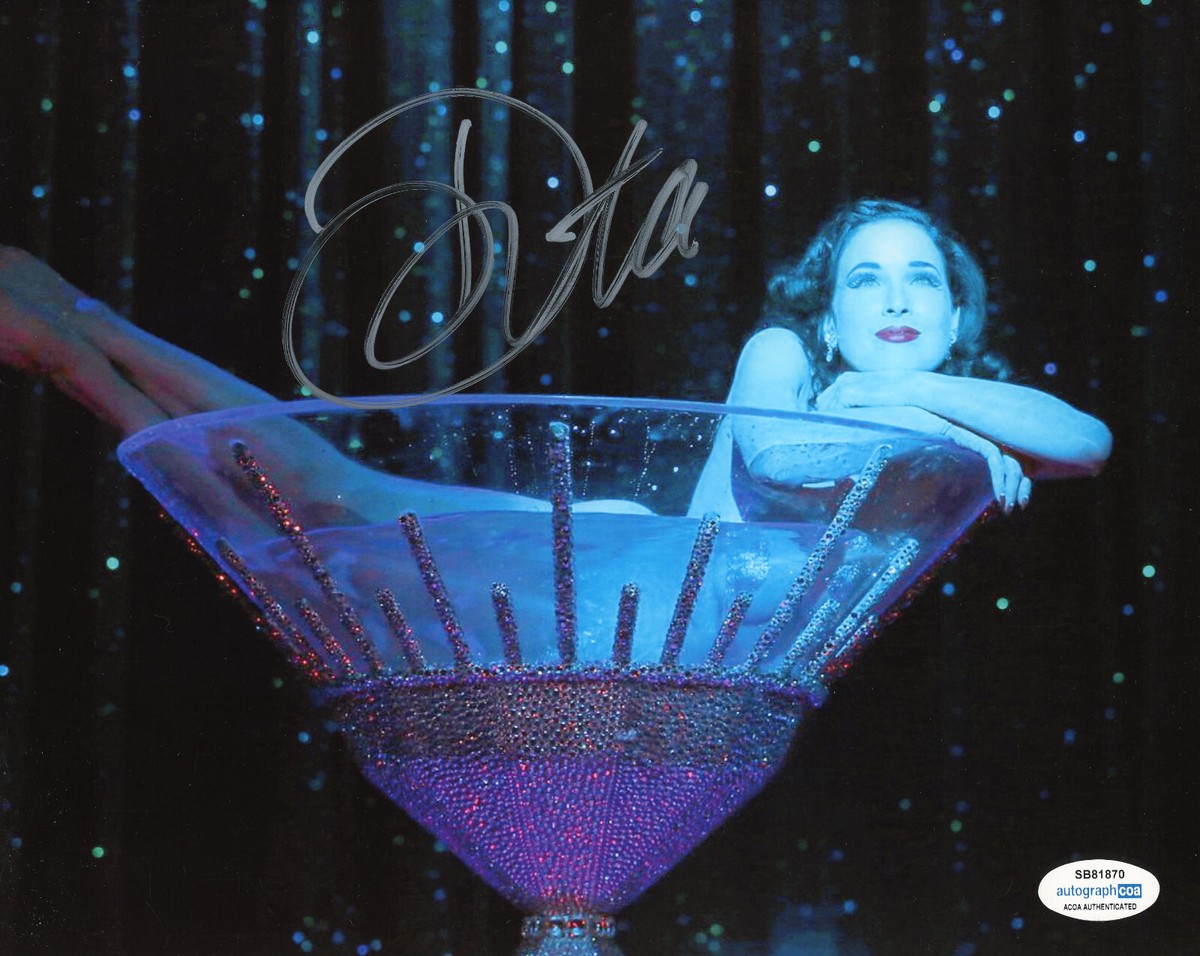Dita Von Teese Signed LAS VEGAS: A Jubilant Revue 8x10 Photo EXACT