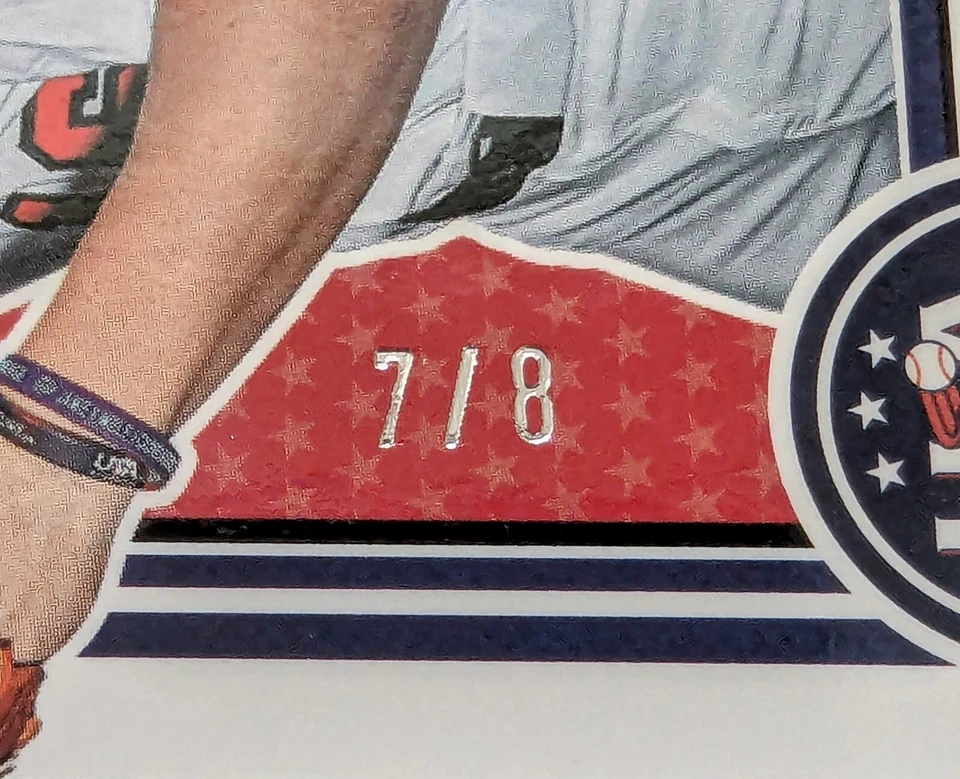 Panini Stars & Stripes 2023 Aidan Miller Patch Relic /8 #U18-AM PERFECTLY MINT  - Image 4 of 4