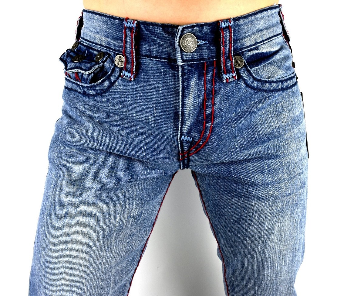 True Religion Men's Ricky Super T Relaxed Straight Jeans - 107507