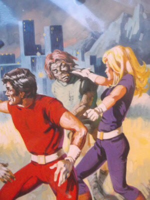 Original Titelbild RAUMAGENT ALPHA: Die Psycho Falle++++Sciene Fiction+pur