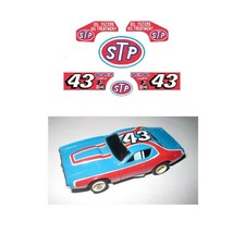 AFX Promo 43 Petty Charger WATER SLIDE DECAL 1/64 scale AFX Tyco AutoWorld READ