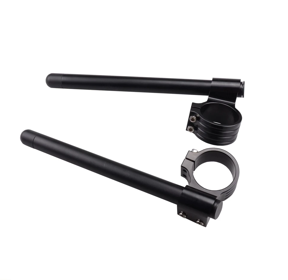 Barra de mano con clip CNC de 41 mm de EE. UU. para Honda NSR250 Kawasaki Ninja ZX6R Suzuki Yamaha Foto 2 de 4