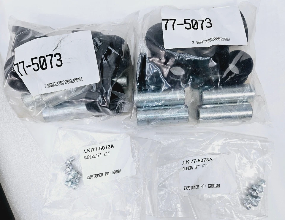 Juego de 4 brazos de control inferiores Superlift 5079, delanteros y traseros 96-06 Jeep Wrangler Foto 2 de 4