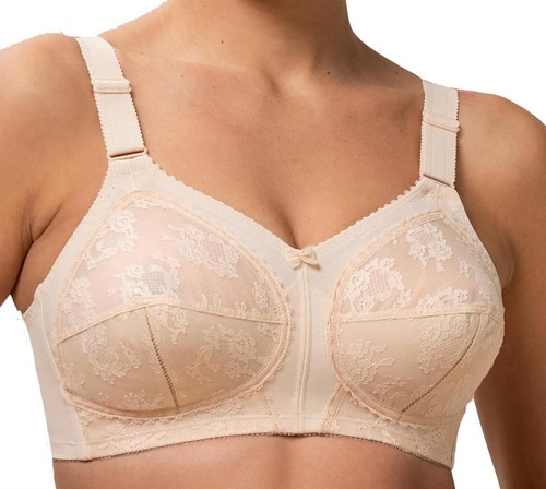 Triumph Classics Doreen Bra Skin Size 38G Non Wired Soft Cup Firm Support New - Picture 5 of 12