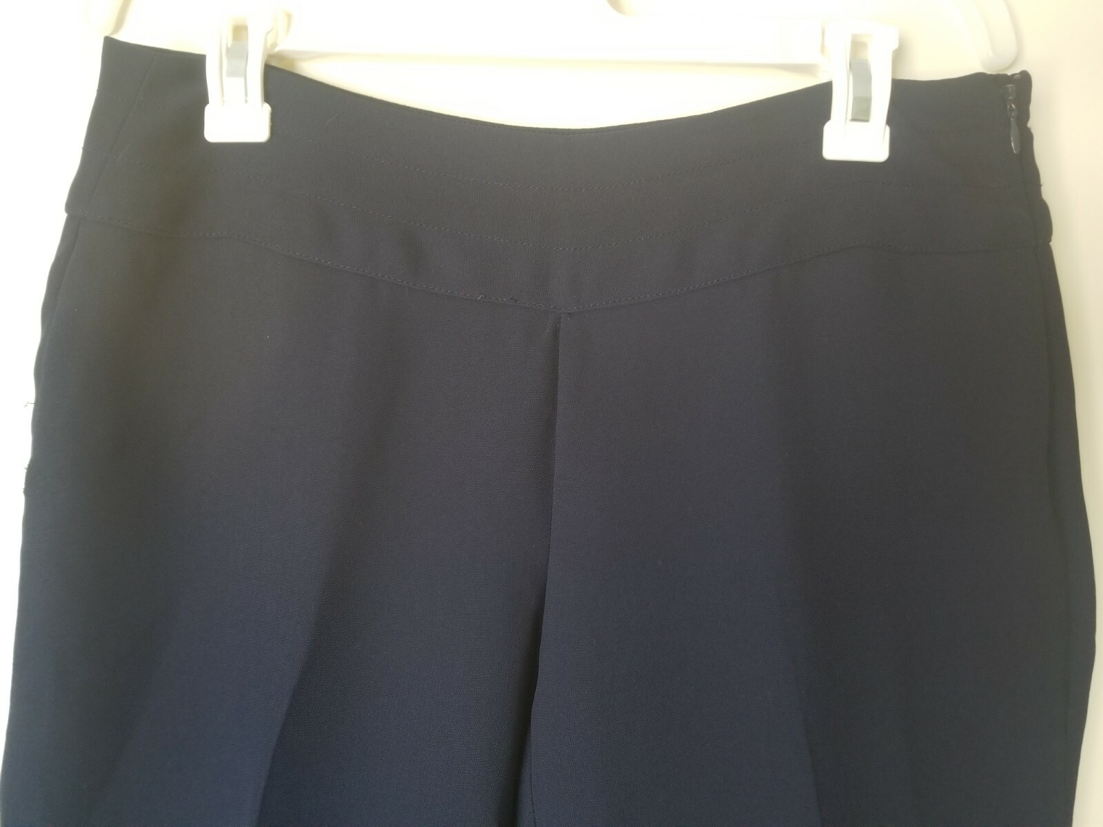 CAbi Basic Solid Dark Navy Blue Wide Leg Side Zip… - image 2