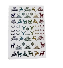 Christmas Nail Sticker TL0054 Multicolor