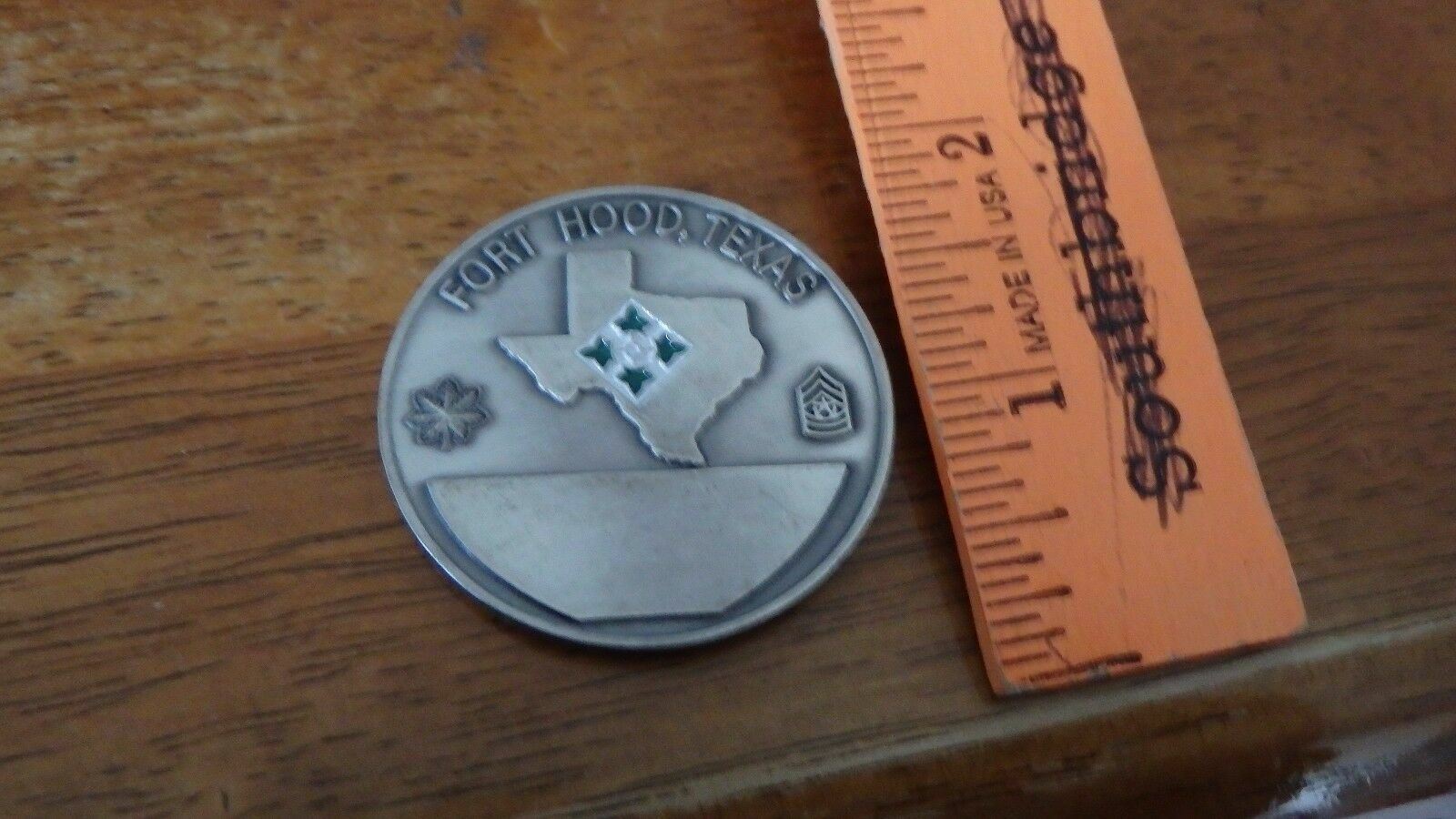 UNITED STATES ARMY FOOT HOOD TEXAS CHALLENGE COIN RECON CCC CCN BX P#1 ...