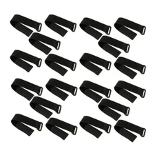 Bulk Pack 20 Reusable Fastening Cable Straps with Buckle  Width 3/4" Length 10"