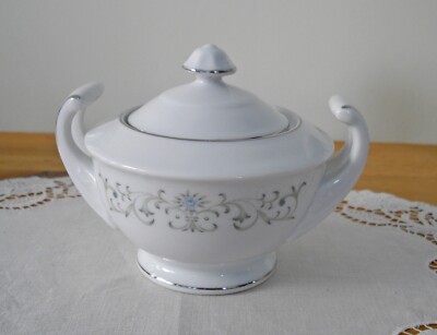 Vintage Nasco SWEET AFTON Sugar Bowl w/Lid Fine China Japan ~