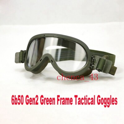 Russian Army Military Tactical Googles 6B50 Gen 2 Green Frame