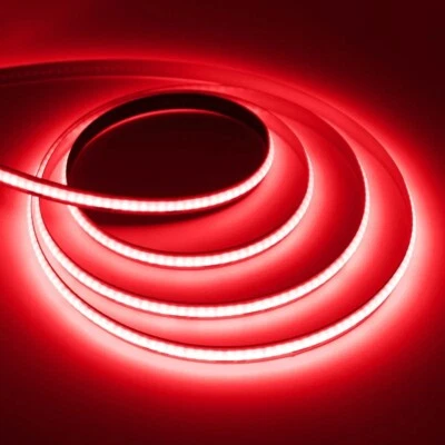 5V 12V 24V COB LED Strip Light Flexible Tape Lights DIY Indoor Cabinet Kitchen - Image 1 of 4