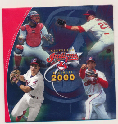CLEVELAND INDIANS 2000 CD SCREENSAVER WINDOWS 95 or BETTER 5MB THOME ALOMAR