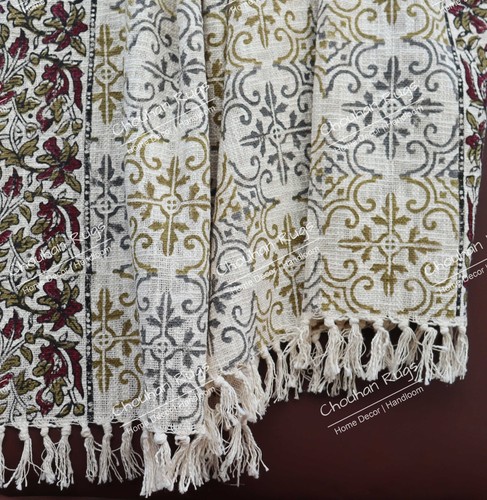 Handmade Rustic Throw Authentic African Style Décor for Home Hand Loom Blankets - Picture 4 of 6
