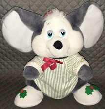 Vintage Bo Mouse 1987 13" Christmas Applause Holly Sugarplum PJs Plush Play Doll