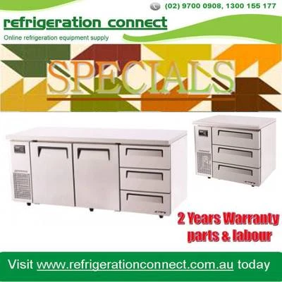 Under Counter Bench Drawers Fridge Freezer Specials