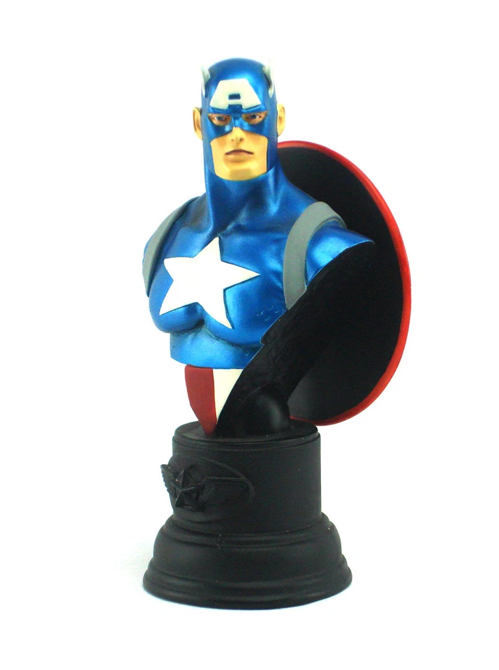 Mini Busto Bowen Designs Capitán América Prueba de Artista AP Avengers Nuevo En Caja 2001 Foto 2 de 4