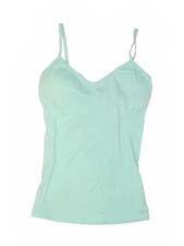Brand Unspecified Women Green Tank Top 1