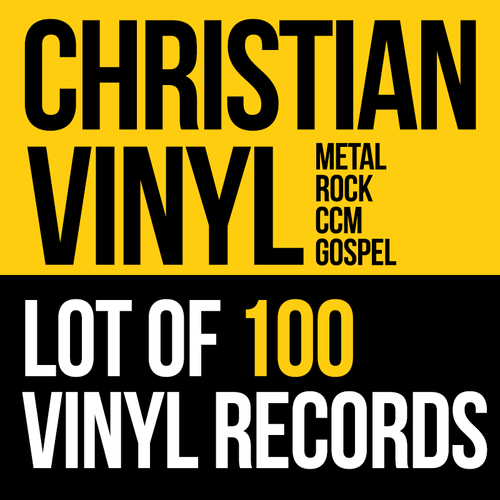 100 CHRISTIAN LP VINYL MIX RECORD LOT *Rock/Gospel/CCM/Metal/Xian/CCM - Imagen 1 de 2