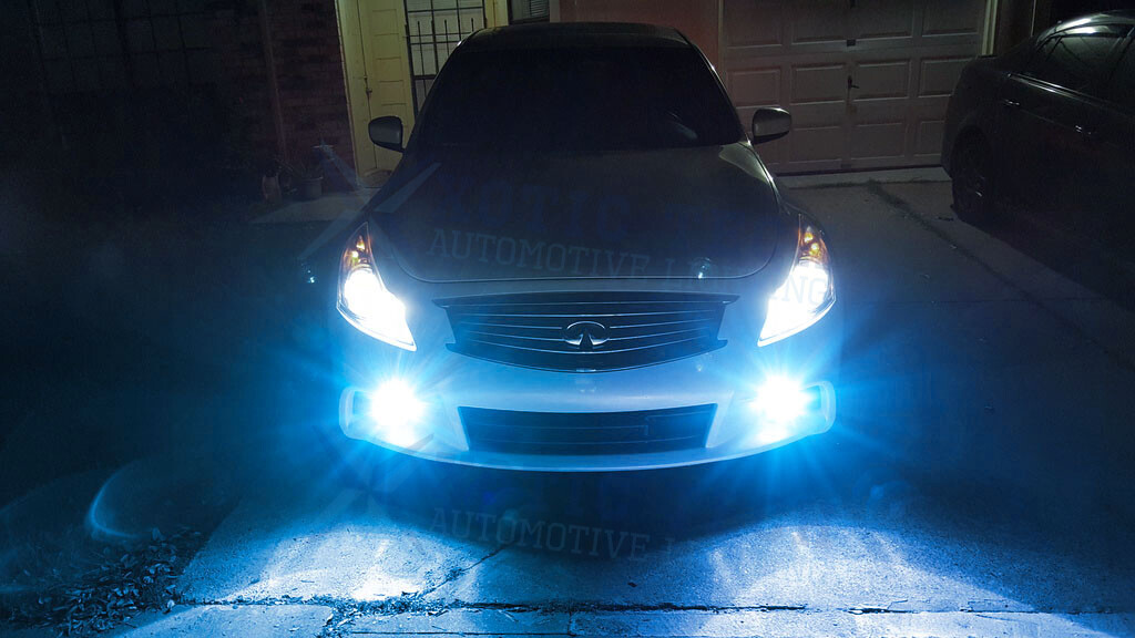 Par De Bombillas LED H8/H11 De 8000K Azul Hielo Para Luces De Día O Niebla – Para Infiniti G37 (2011-2013)