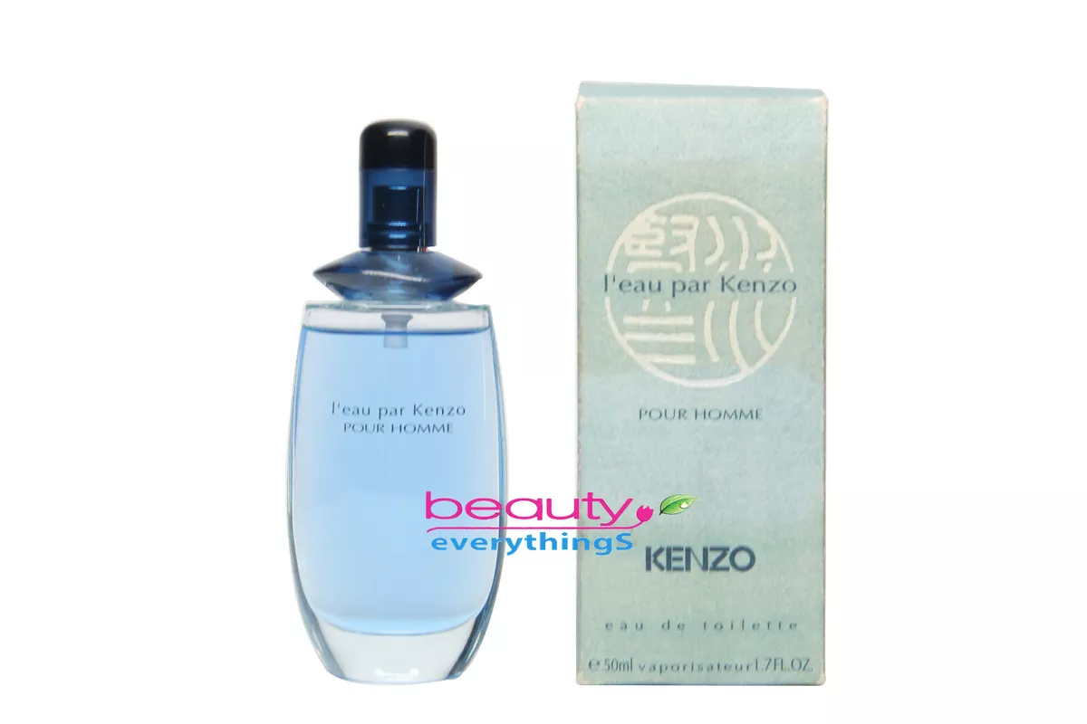 L eau Par Kenzo Pour Homme Original Formula 1.7oz EDT Spray Men s Cologne RARE