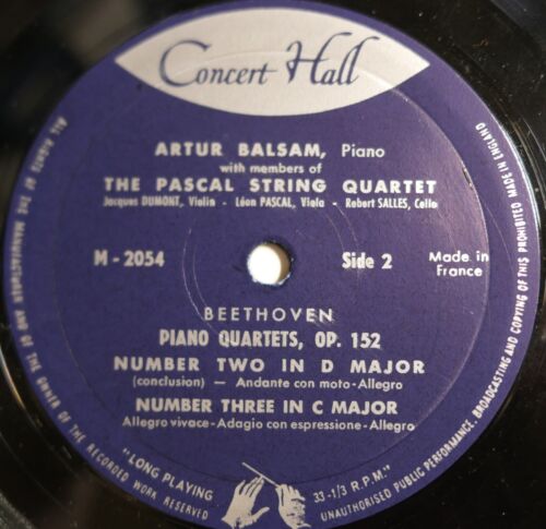 Beethoven Complete String Quartets Pascal Quartet 11LP Concert Hall M 2041-54 - Picture 7 of 7