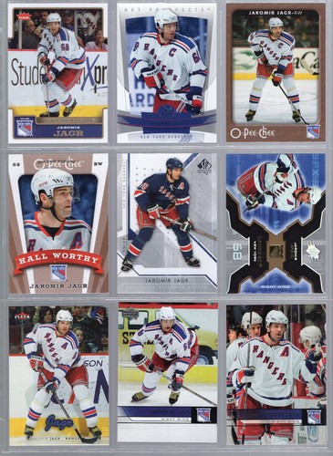 Lot of (77) JAROMIR JAGR Starter Collection - No Duplicates w/Inserts - Picture 11 of 18