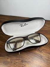 Ray Ban RB7047 Tortoise Brown Square Eyeglasses Frames W/Case