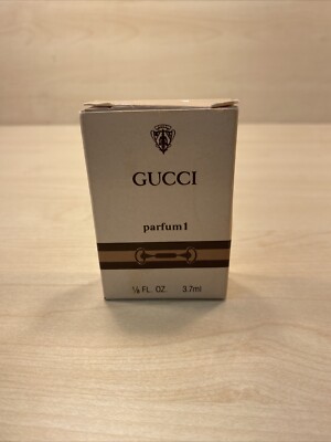 Vintage collectible 1/8 oz Gucci parfum 1 with original box